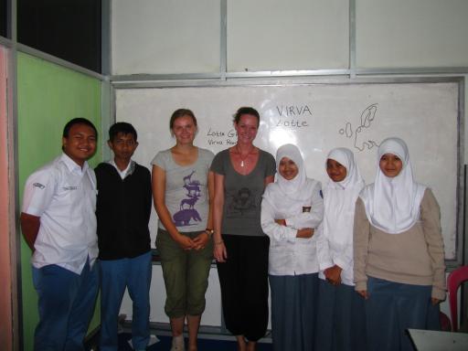 Engelse les geven in Cianjur
