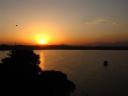 zonsondergang Rawal Lake - Islamabad