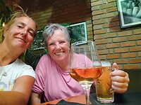 Lekker pintje en een wijntje 😍😍