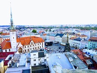 Upper square van Olomouc van boven