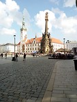 Upper square Olomouc: the holy Trinity column