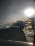 Zonsopgang vliegtuig