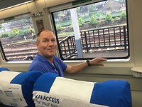 Draaibare stoelen in de trein