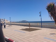 Zicht op Ceuta