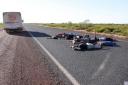 2395 Hit by a roadtrain