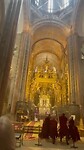 Botafumeiro in de kathedraal in Santiago de Compostella