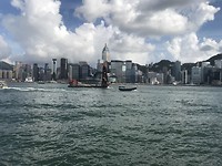uitzicht op Hongkong island