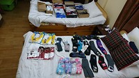 Geslaagde aankoop, sokken, schoenen en hempjes