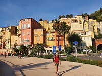 Vertrek uit Menton