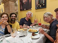 Eten met Martine, Marco en Antonio