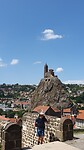 Saint Michel op de achtergrond