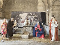 Levensgrote Kerststal