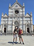 Bij de Basilica di Santa Croce