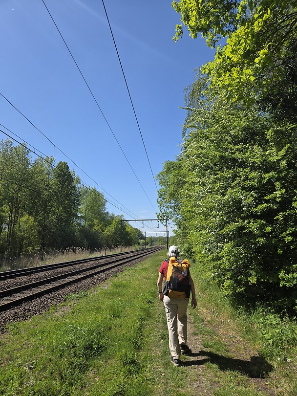 Langs het spoor