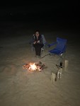 On the beach