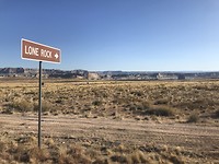 Lone rock