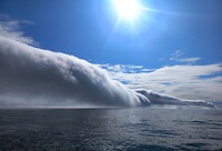 Een wolk als een slang