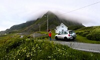 Lofoten Vaeroy 's nachts