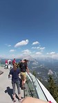 Boven op de berg in Banff