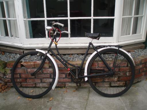 Mijn nieuwe opoe fiets