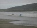 Met z'n 3en te water