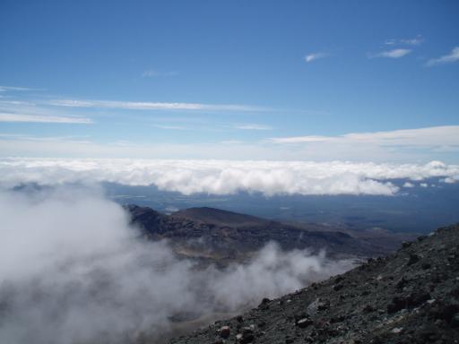 Op de top van Mt. Ngauruhoe