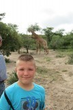 Marc met giraffe