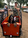 Luna in de bakfiets