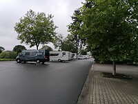 Rijtje campers