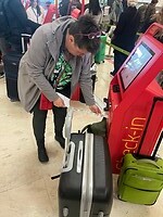 Koffer inchecken
