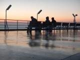Zonsopkomst op de boot