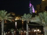 Burj al Arab op de achtergrond