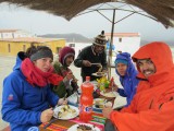eten in de vrieskou