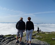 La Rhune. Het is heel mooi om hier te staan.