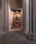 Veel beelden in de kathedraal
