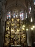 Veel bladgoud in de Santa Maria de Cathedraal in Burgos.