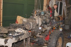 Maken nieuwe motorsteunen