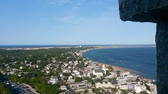 Cape Cod vanaf het Pilgrim's Monument