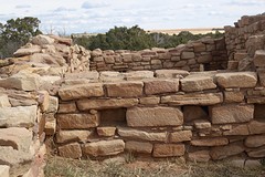 Lowry pueblo van bovenaf