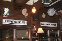 Hemingway was niet hier