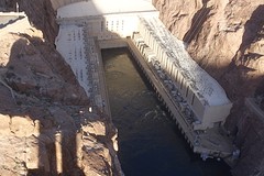 Waterkrachtcentrale bij Hoover-dam