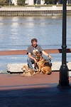 Aan de rivier in Savannah