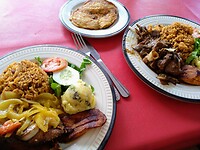 Lokaal eten op de markt