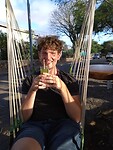 Lekker in de zon aan het strand