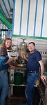 Antieke koffie machine