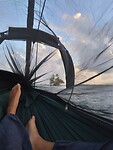 Zonsopkomst in hangmat