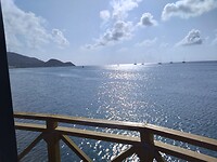 Uitzicht op de baai