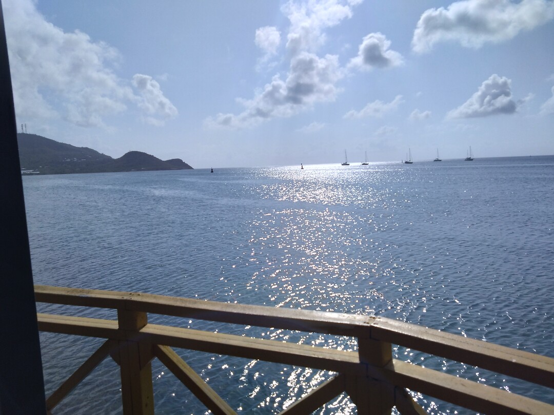 Uitzicht op de baai