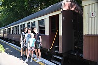 De trein terug naar beneden