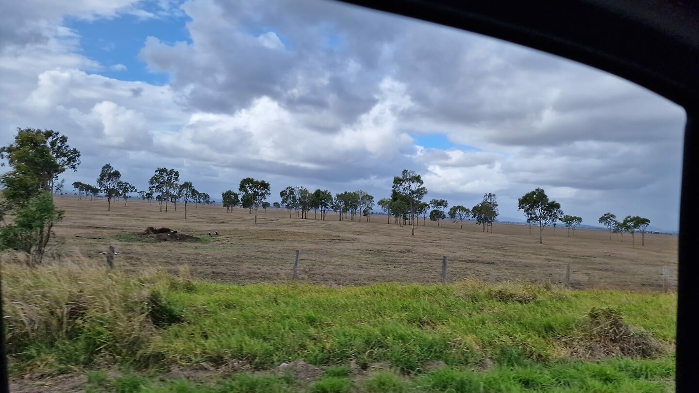 uitzicht onderweg tussen Airlie Beach en Yeppoon